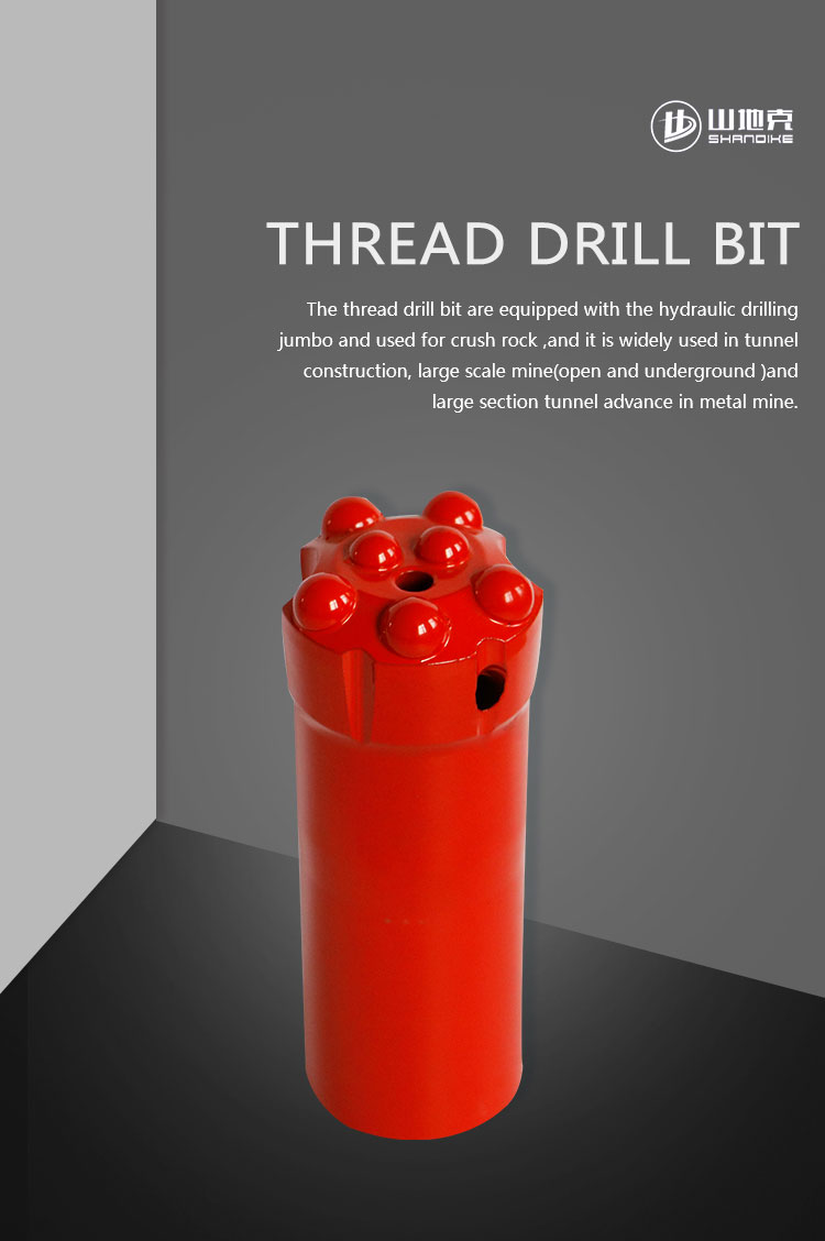 R32 51mm thread drill bits 