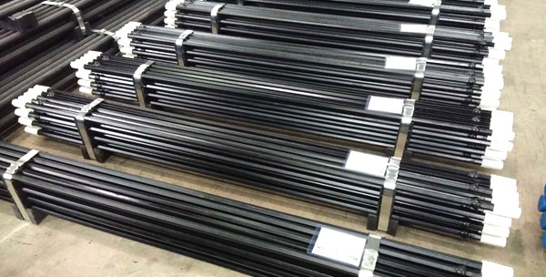 Fully carburized taper drill rods